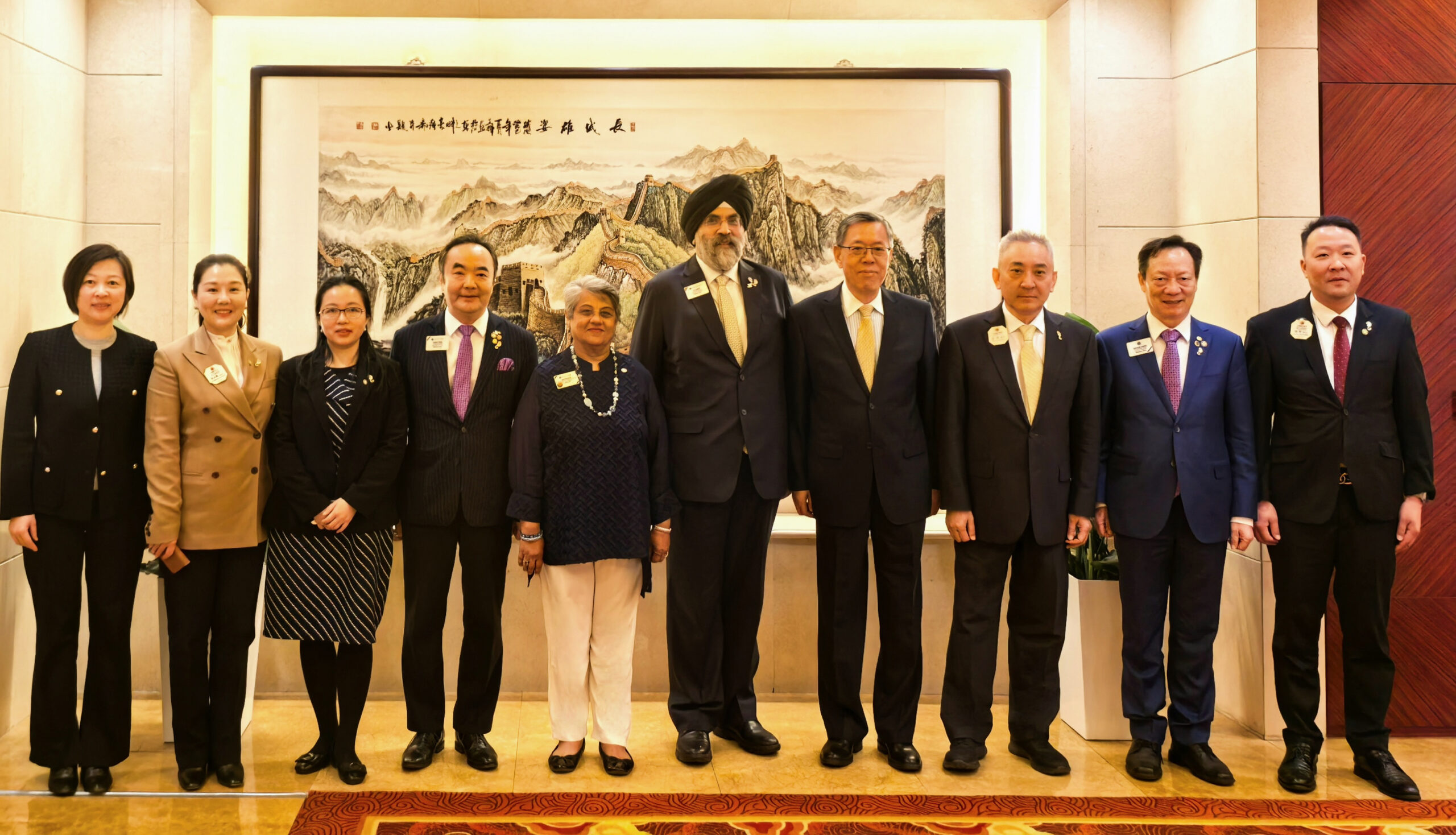 李军会见国际狮子会会长一行